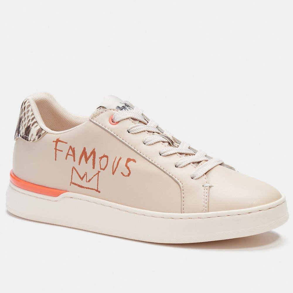 Coach X Jean Michel Basquiat Clip Low Top Sneaker